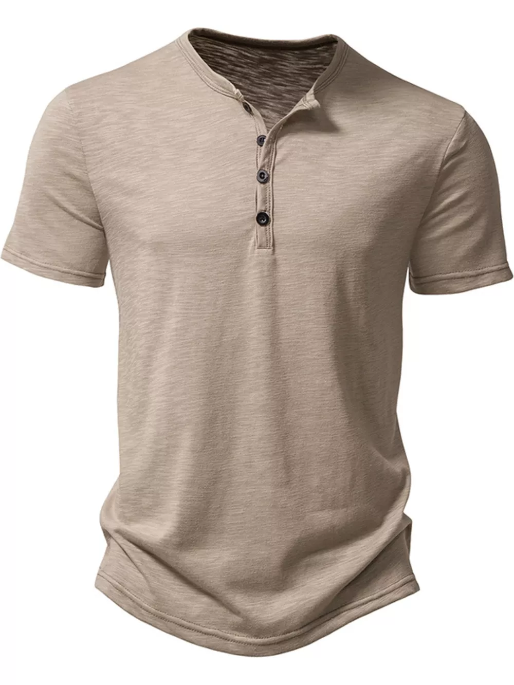 Men's Casual Button Detail T-Shirt, image 10