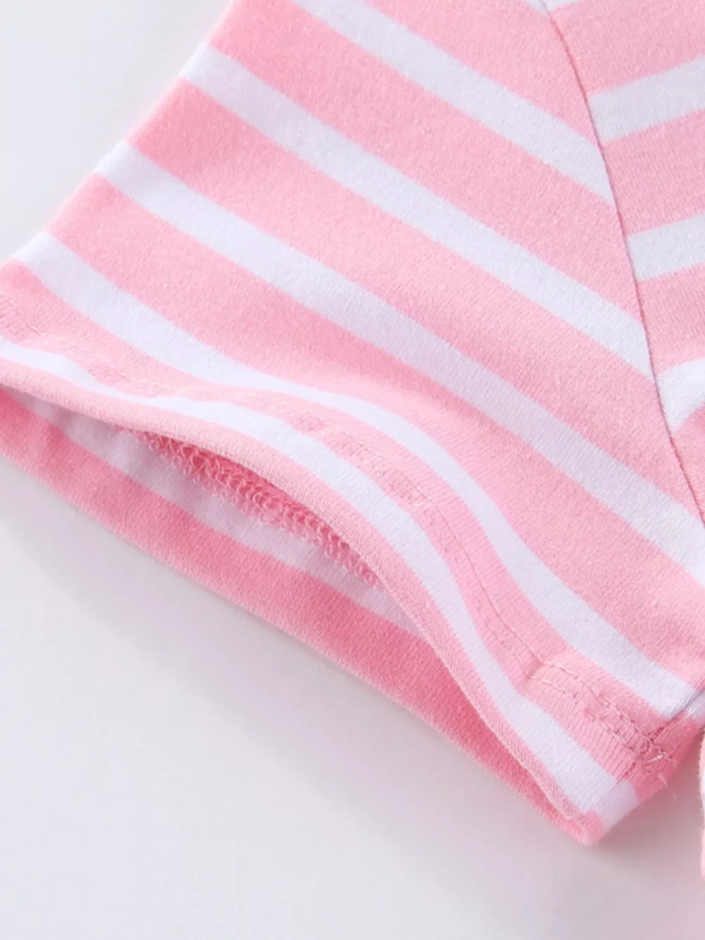 Children's Striped Bunny Embroidered Dress, image 3