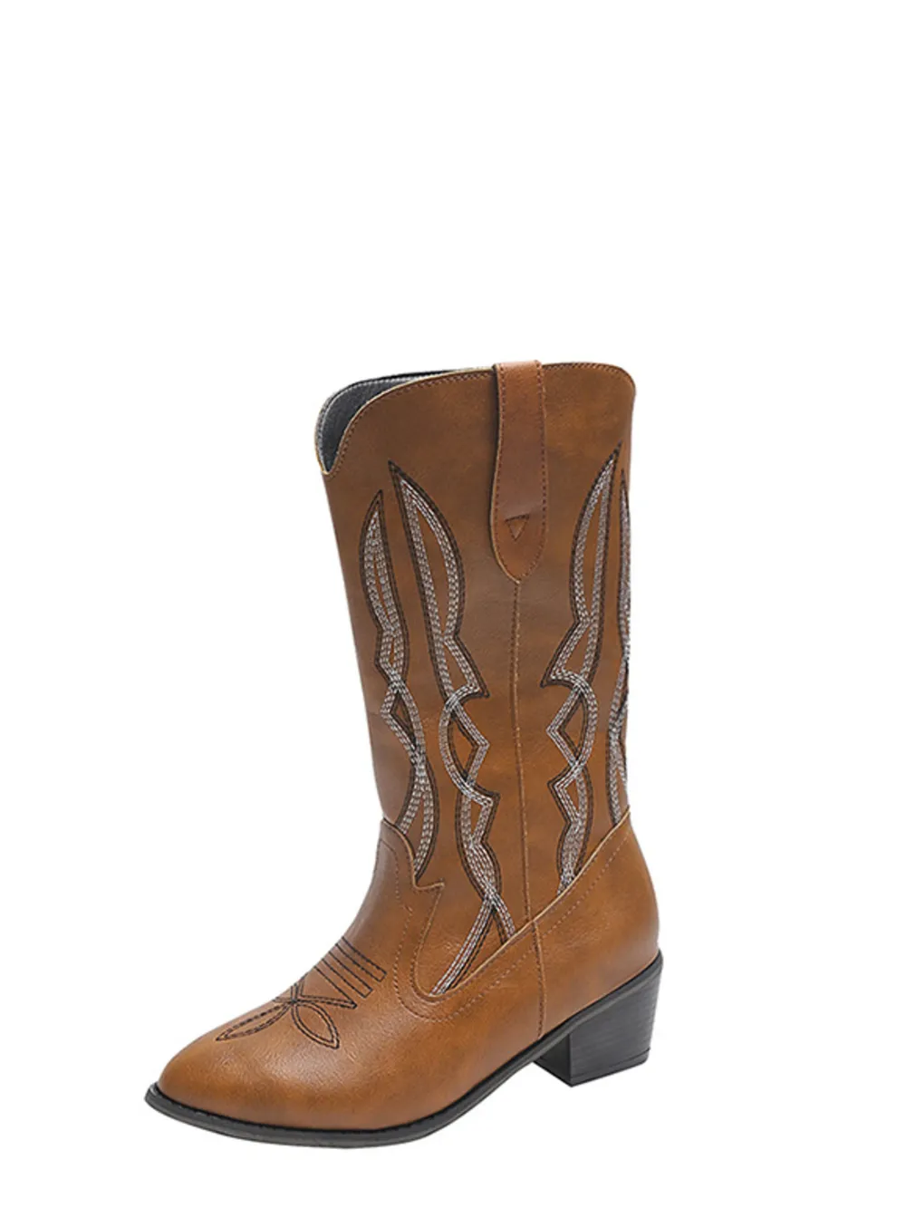 Western Embroidered Cowgirl Boots, image 3