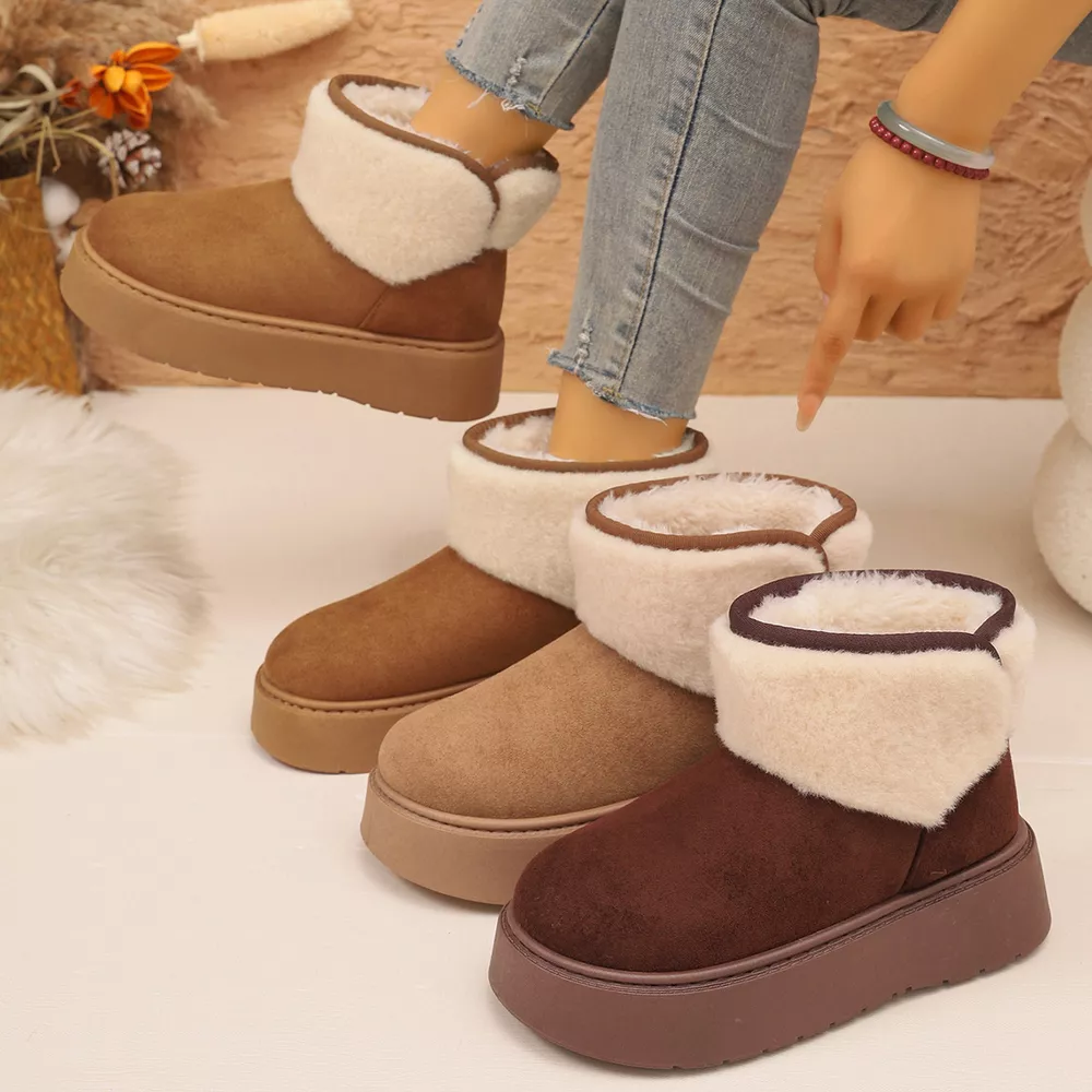 Round Toe Platform Boots, image 2