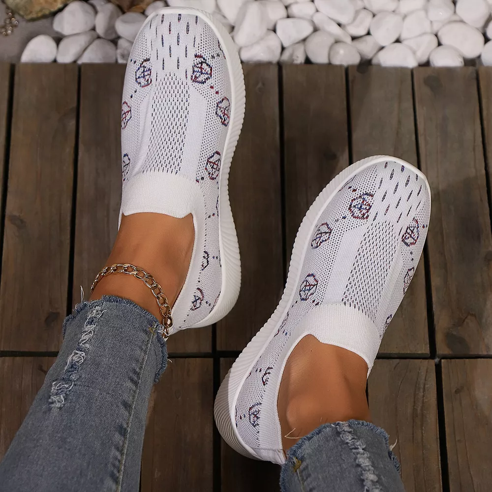 Mesh Round Toe Slip-Ons, image 10