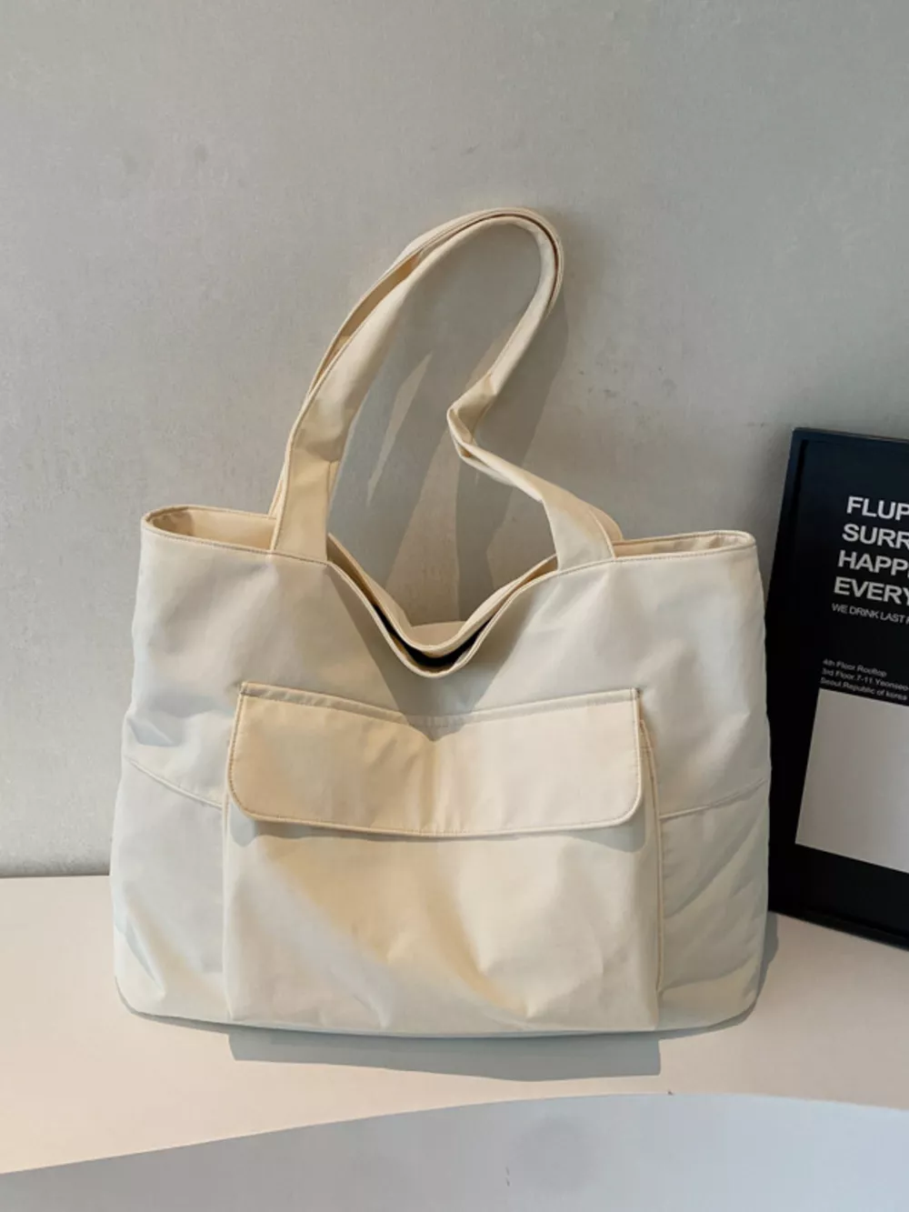 Lightweight Nylon Shoulder Bag, image 4