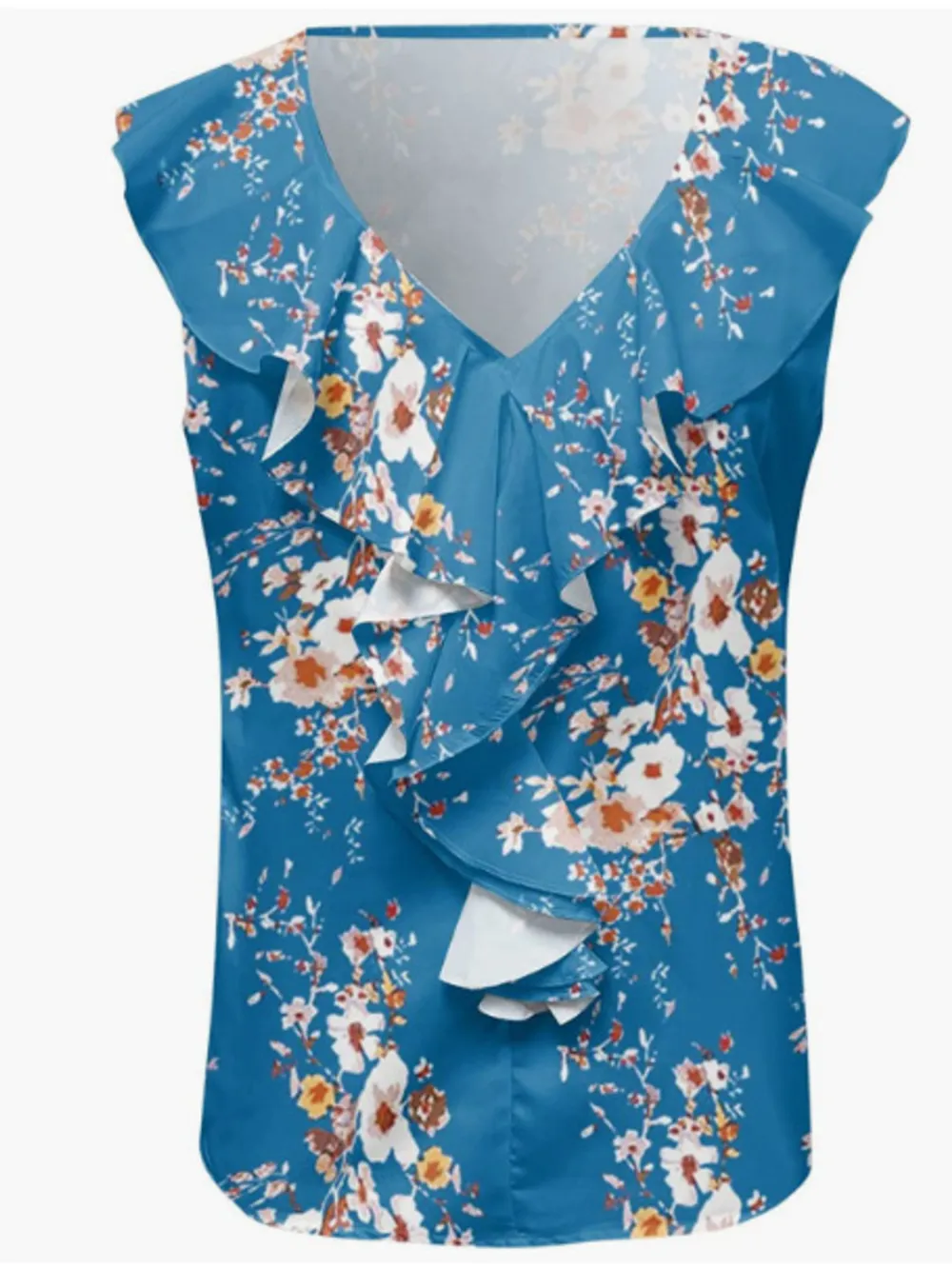 Printed V-Neck Tank, image 18