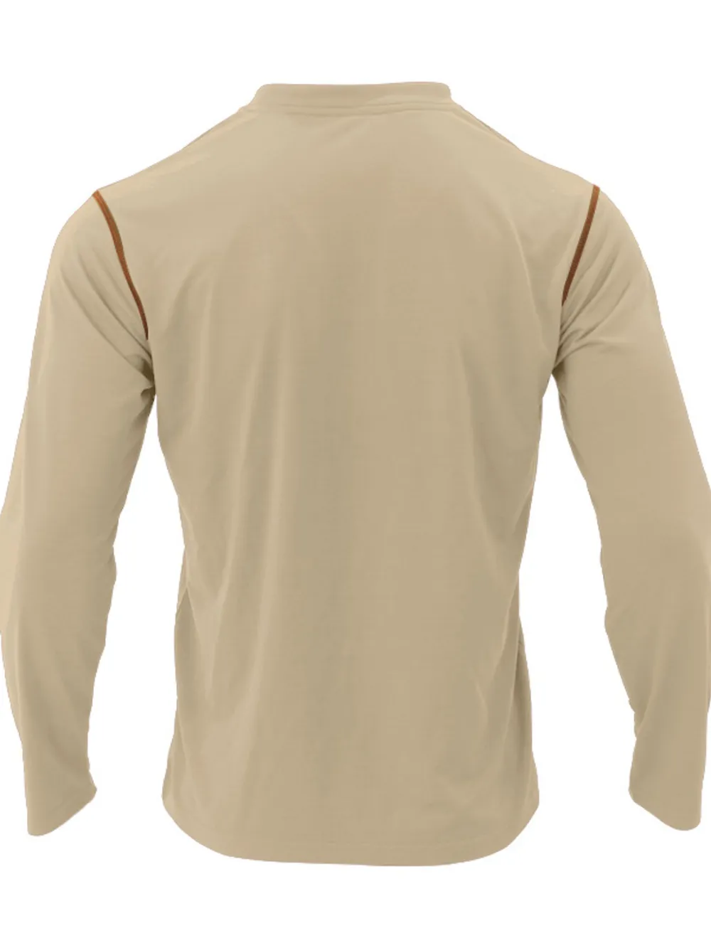 Men's Full Size Long Sleeve Polo with Contrast Trim Plus Size, image 6