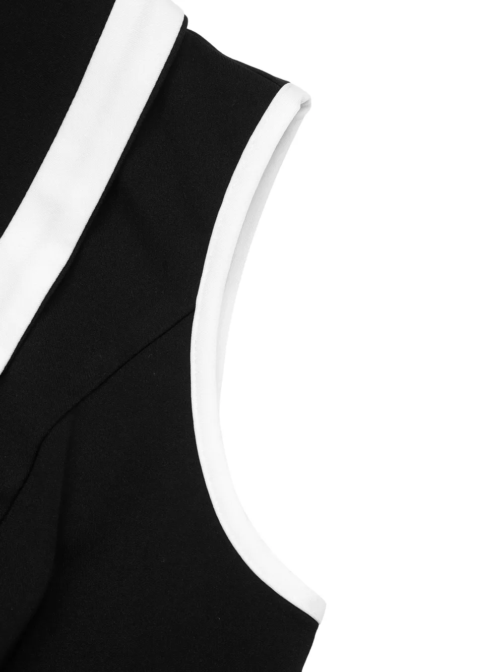 Sleeveless Button-Front Dress, image 8