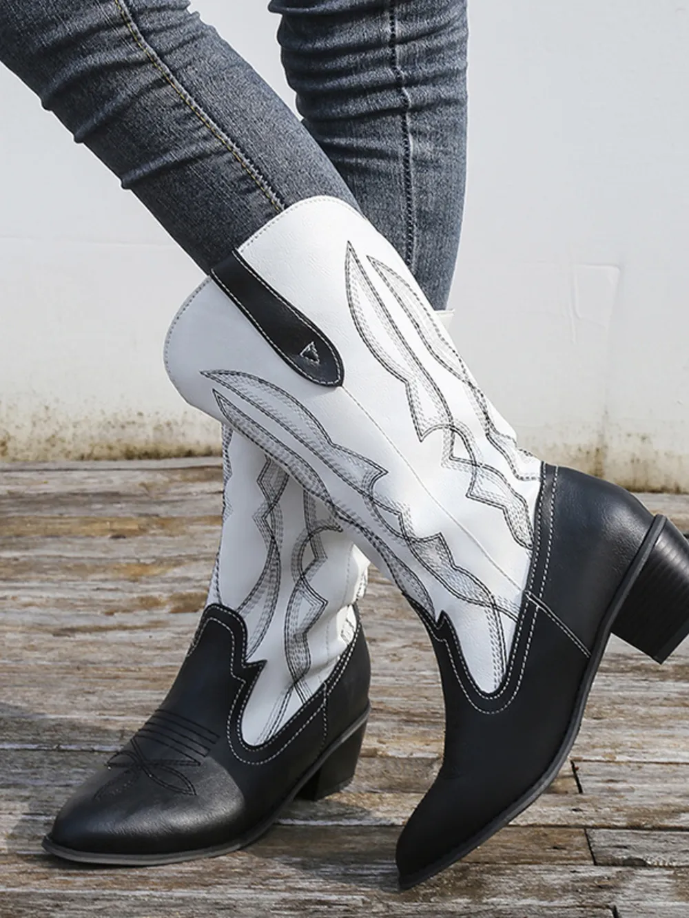 Western Embroidered Cowgirl Boots, image 5