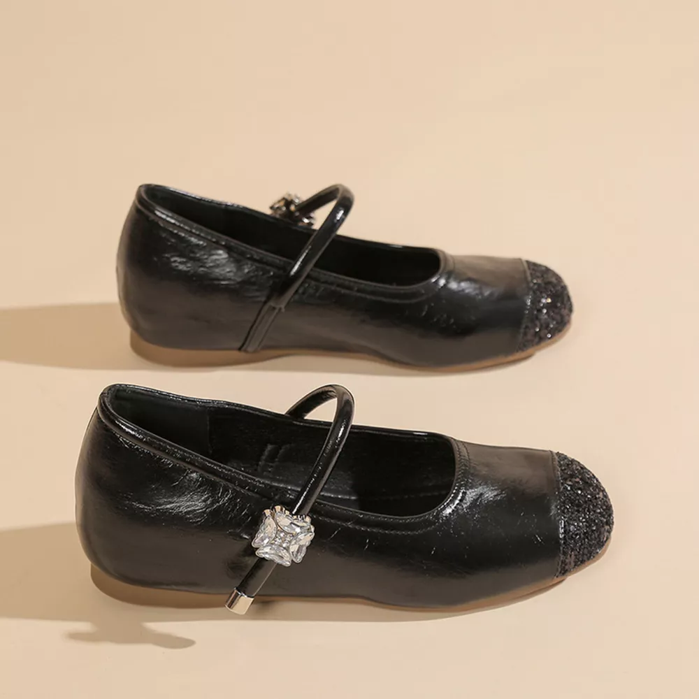 Round Toe Mary Jane Loafers, image 2