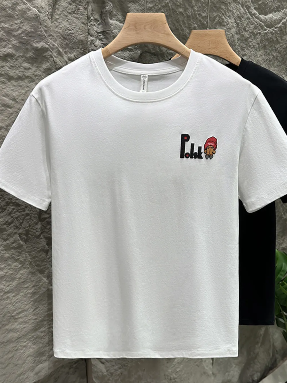 Men's Plus Size Round Neck Short Sleeve T-Shirt, image 4