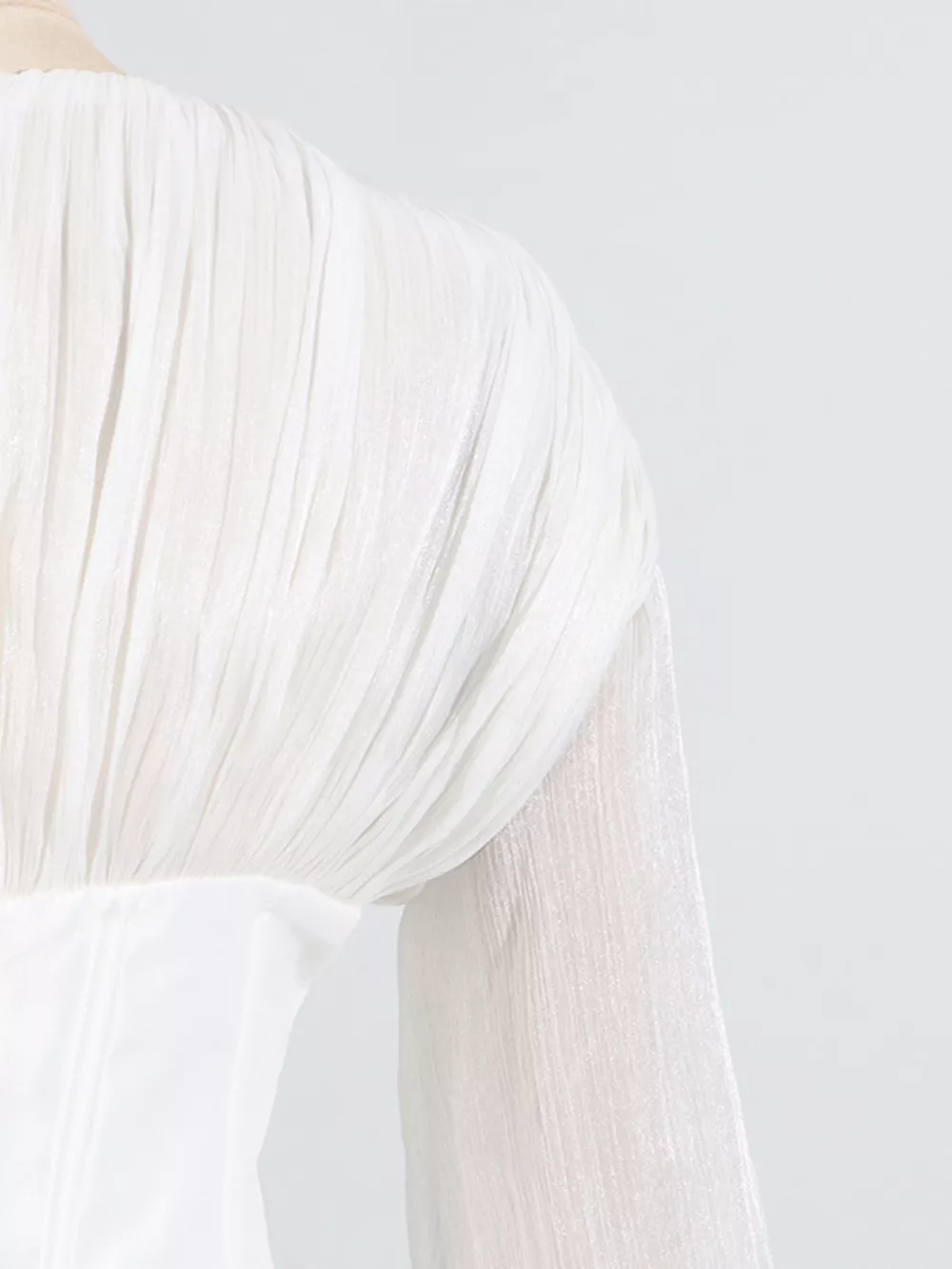 Ruffle Balloon Sleeve Mini Dress, image 13