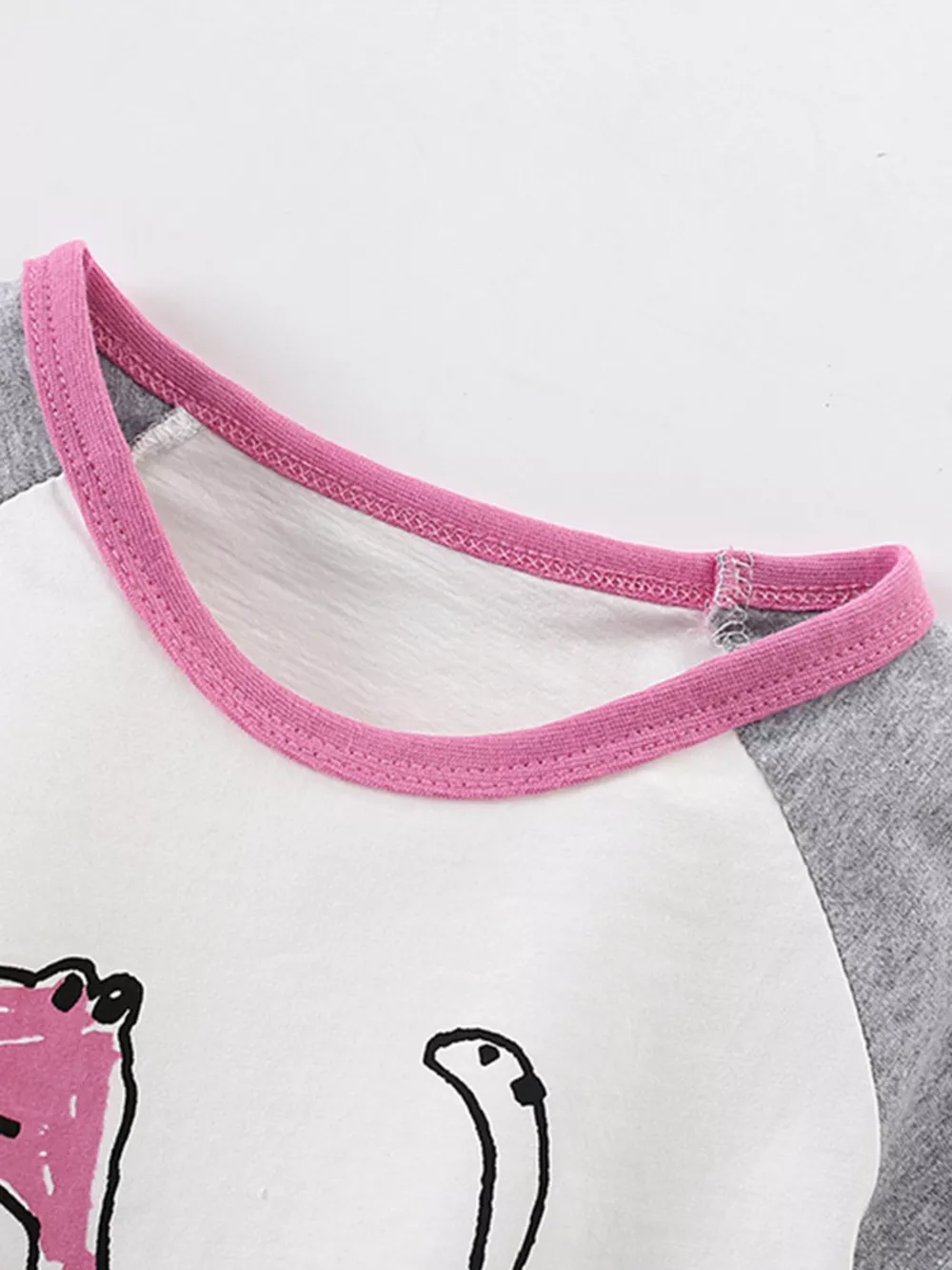 Children's Dinosaur Crew Neck Contrast Short Sleeve T-Shirt, image 3