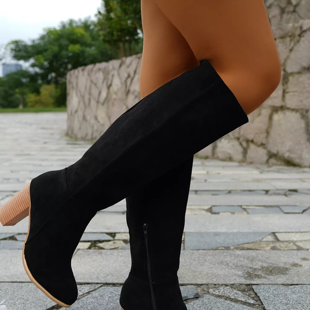 Point Toe Block Heels Boots, image 20