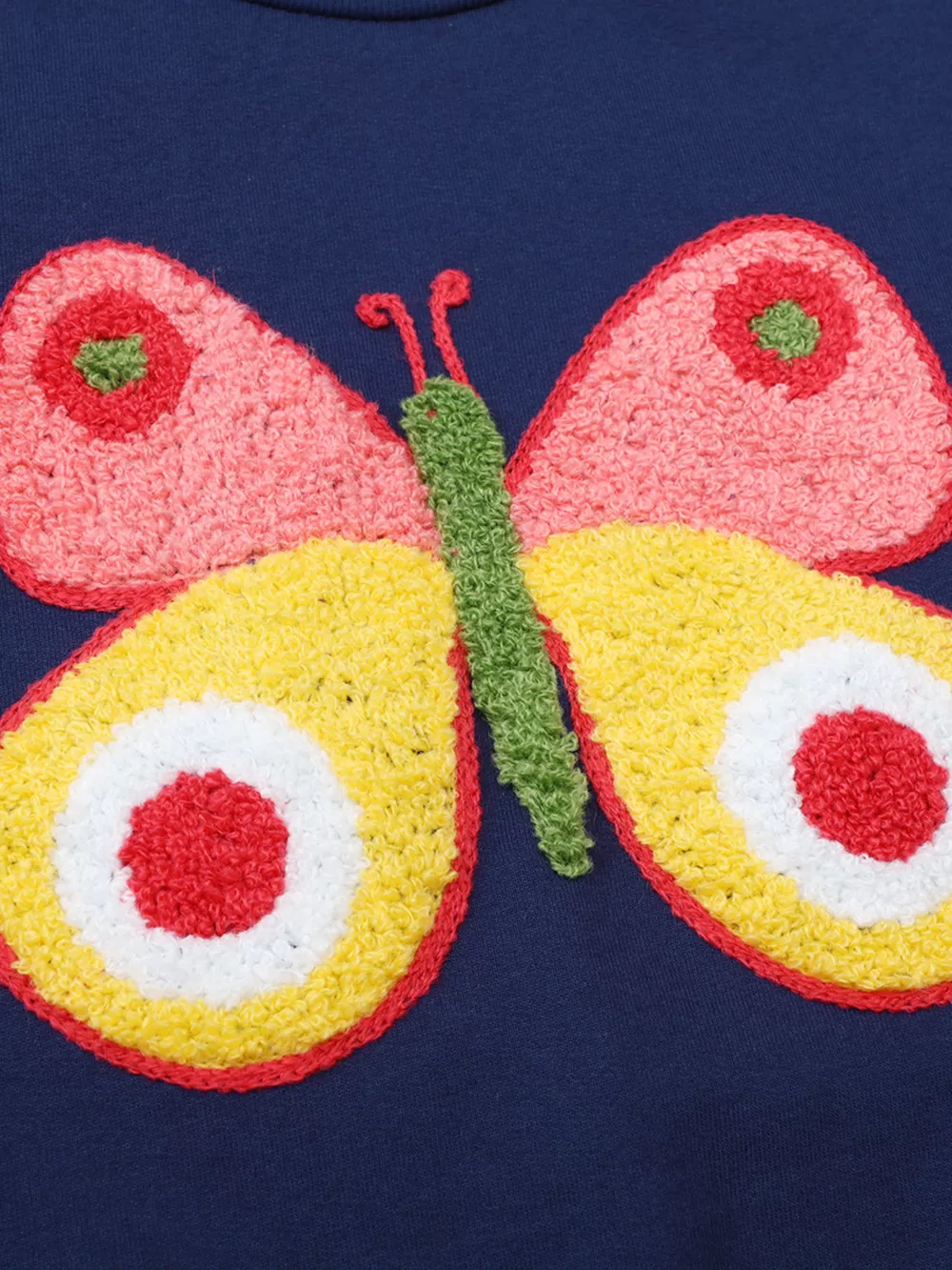 Children's Butterfly Crew Neck Sweatshirt, image 4