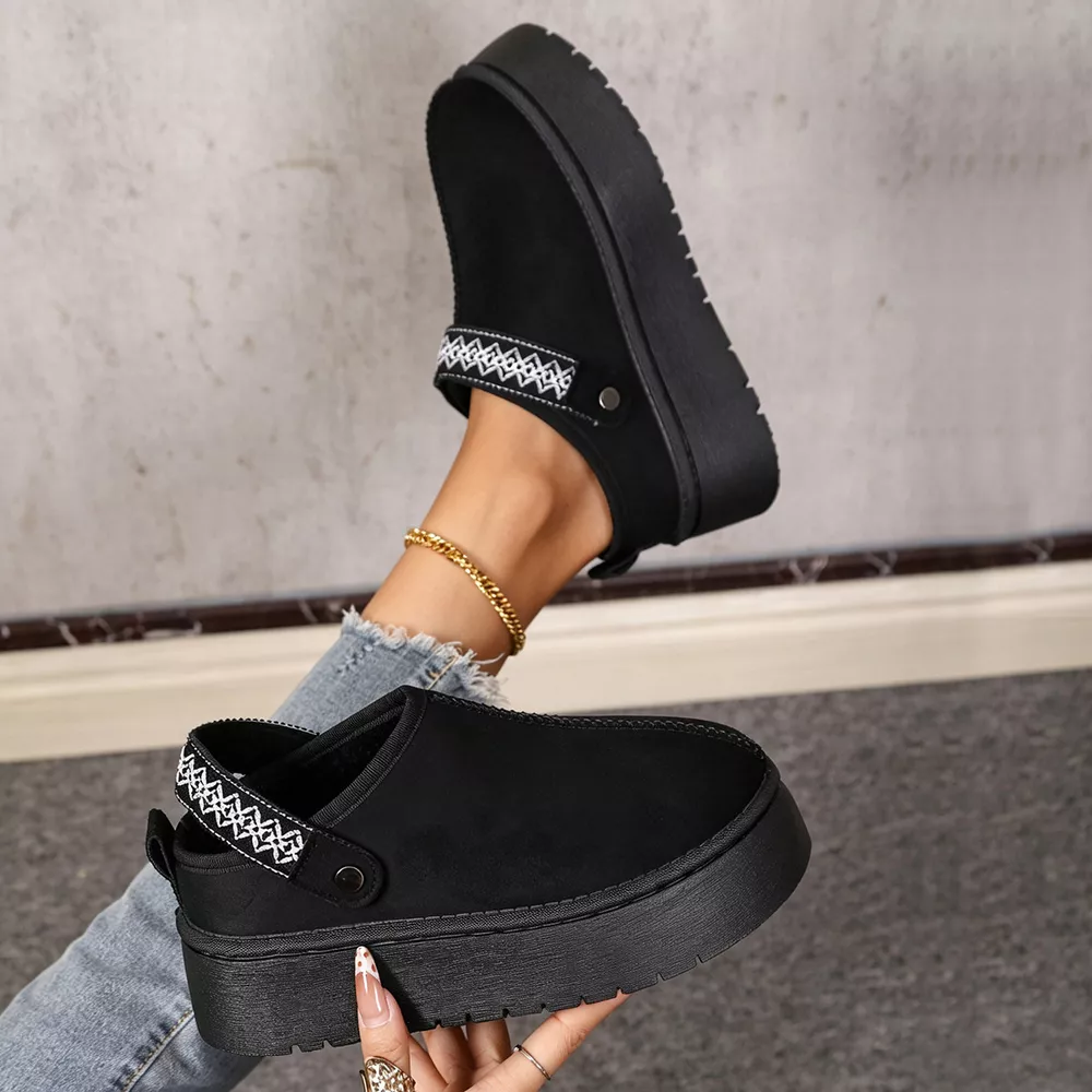 Platform Suede Fur-Lined Boots, image 4