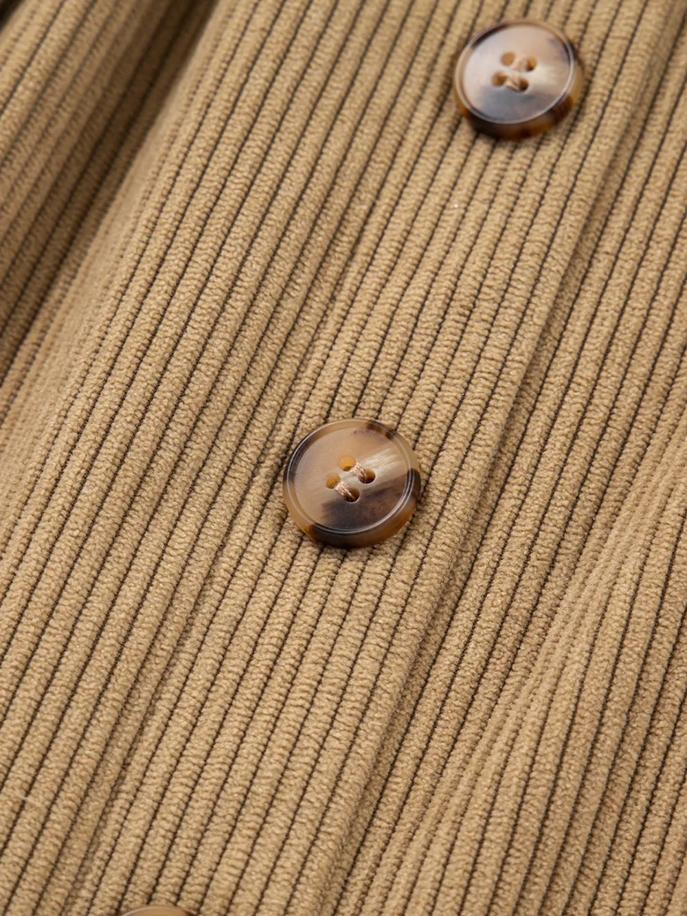Corduroy Buttoned Front Mini Skirt, image 8