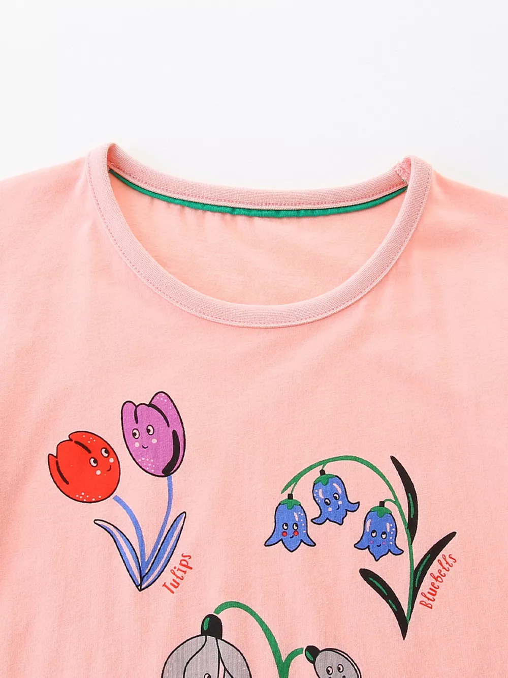 Children's Floral Print Crew Neck T-Shirt, image 3