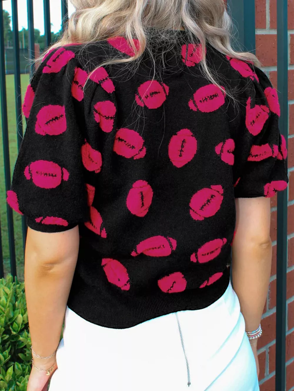 Casual Knit Short Sleeve Sweater, image 7