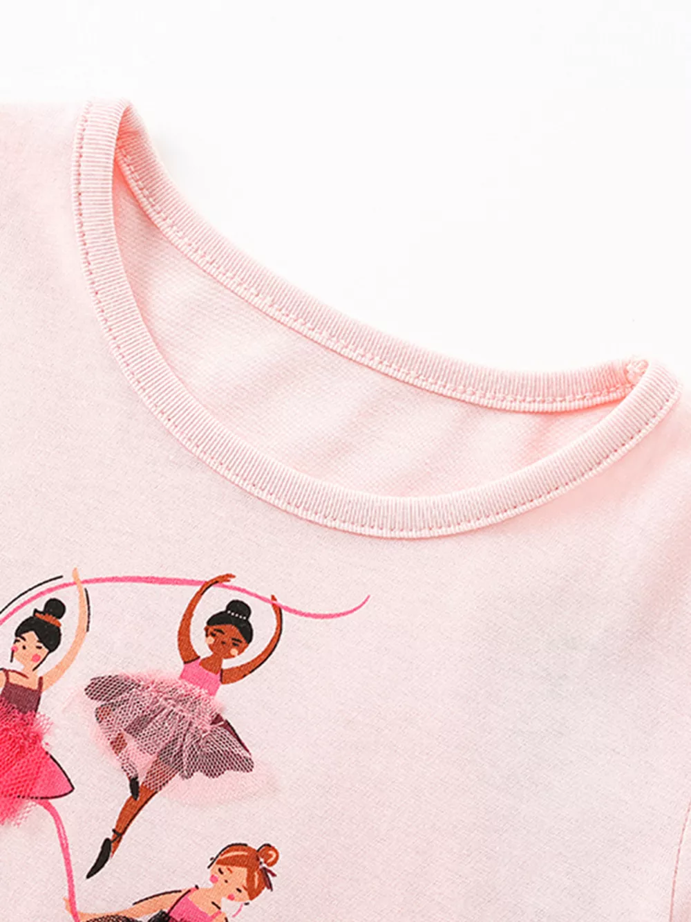 Children's Ballerina Graphic Tulle Dress, image 3