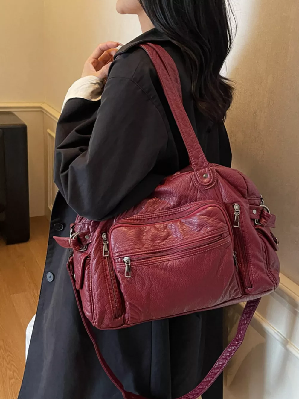 Multi Pocket Shoulder Bag, image 12