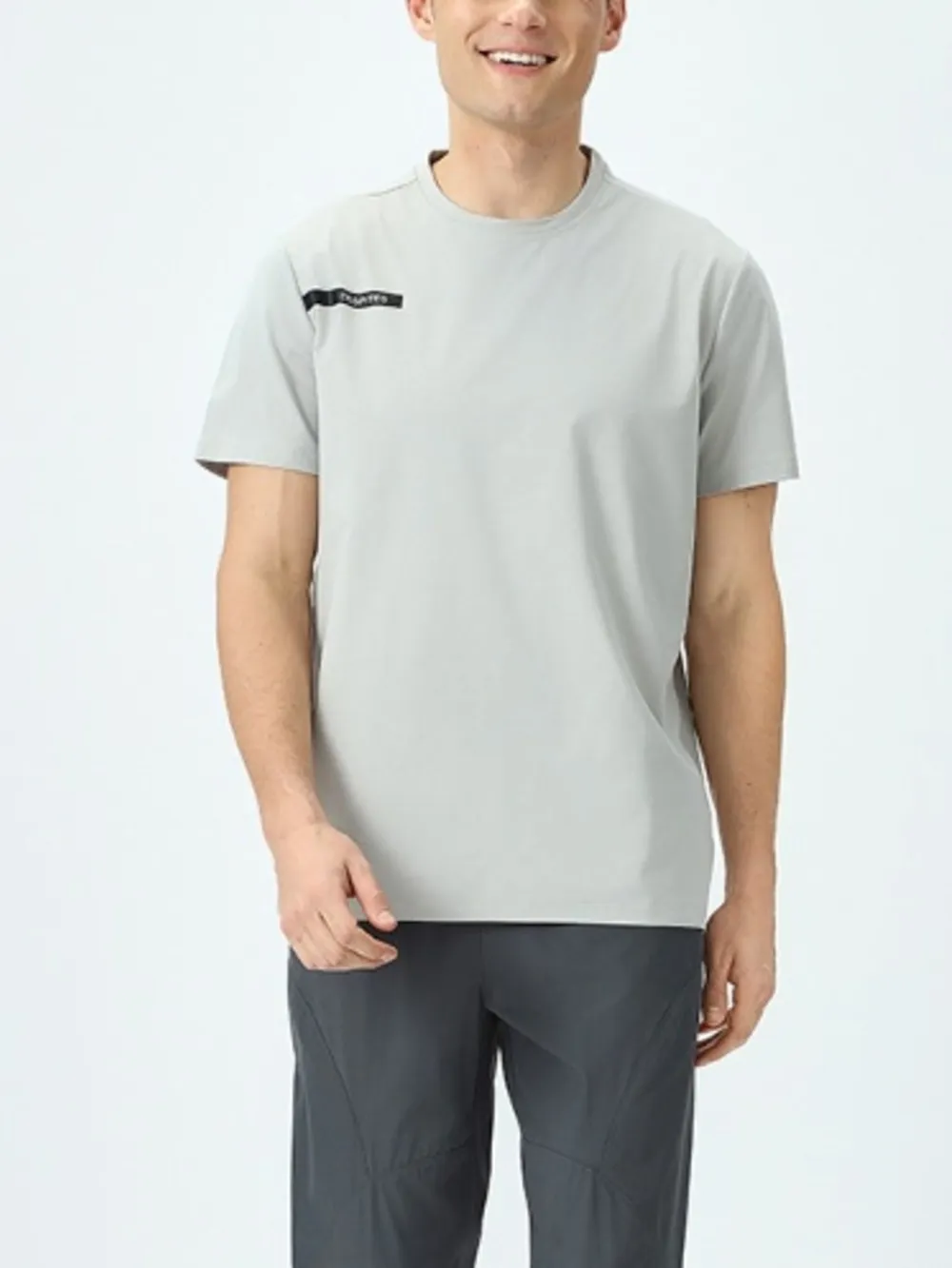 Men's Plus Size Basic Style Round Neck Short Sleeve T-Shirt, image 3