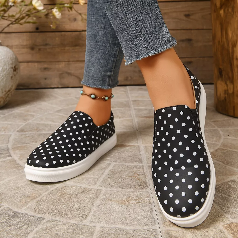 Polka Dot Slip-Ons, image 3