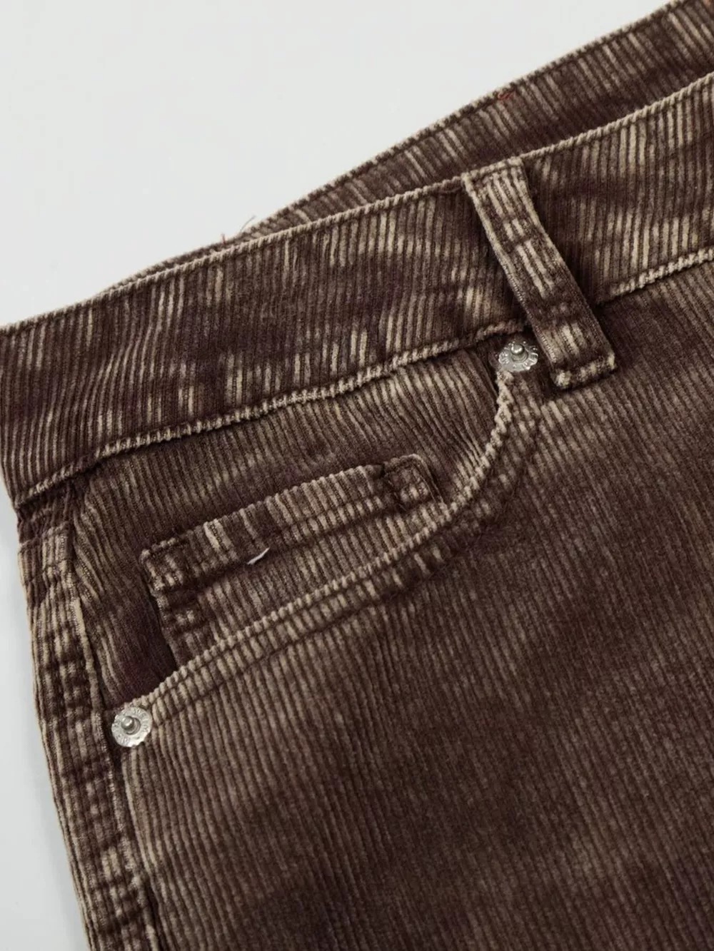 Men's Wide Leg Corduroy Pants, image 5