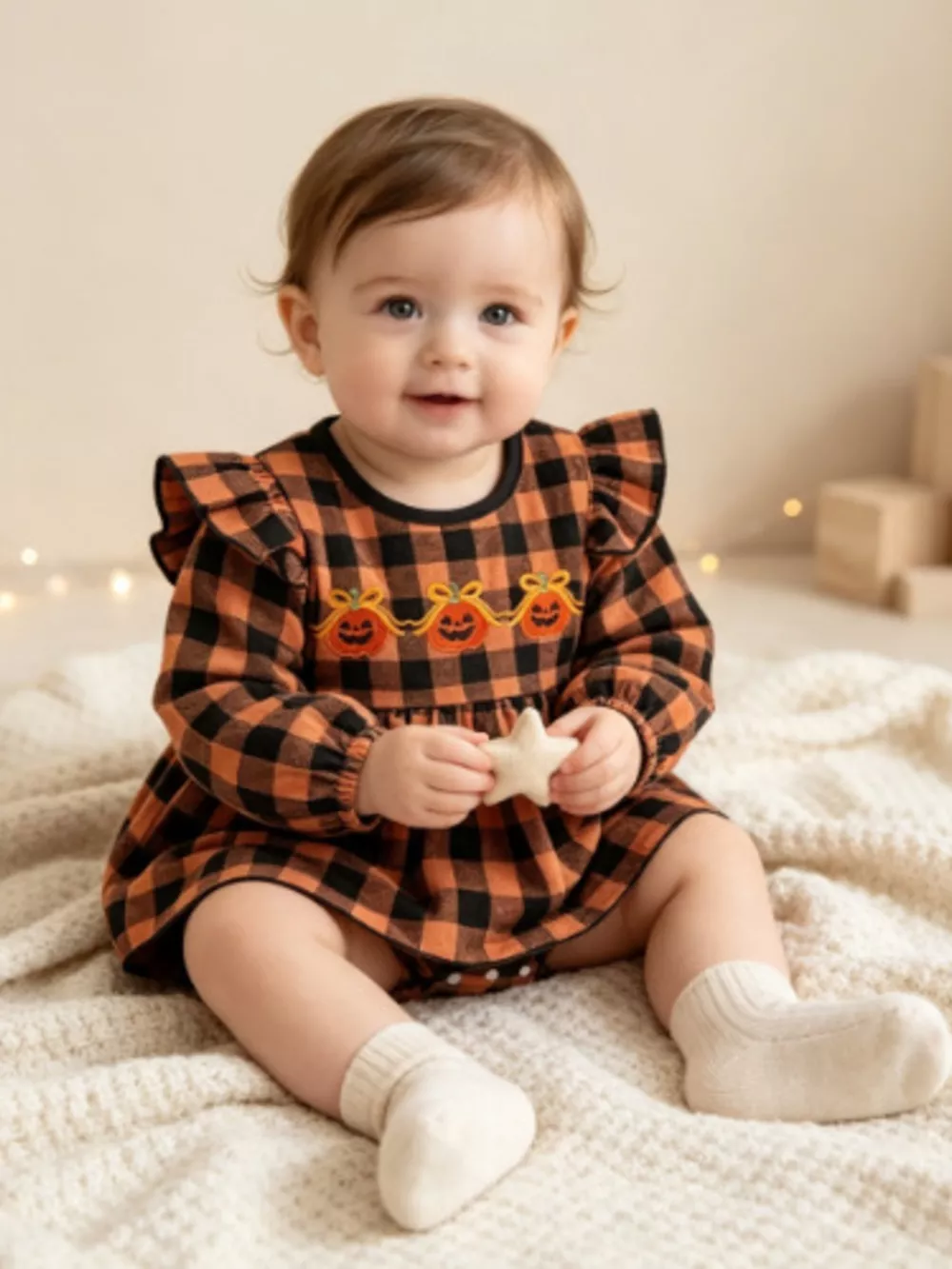 Children's Halloween Long Sleeve Bodysuit Dress, image 2