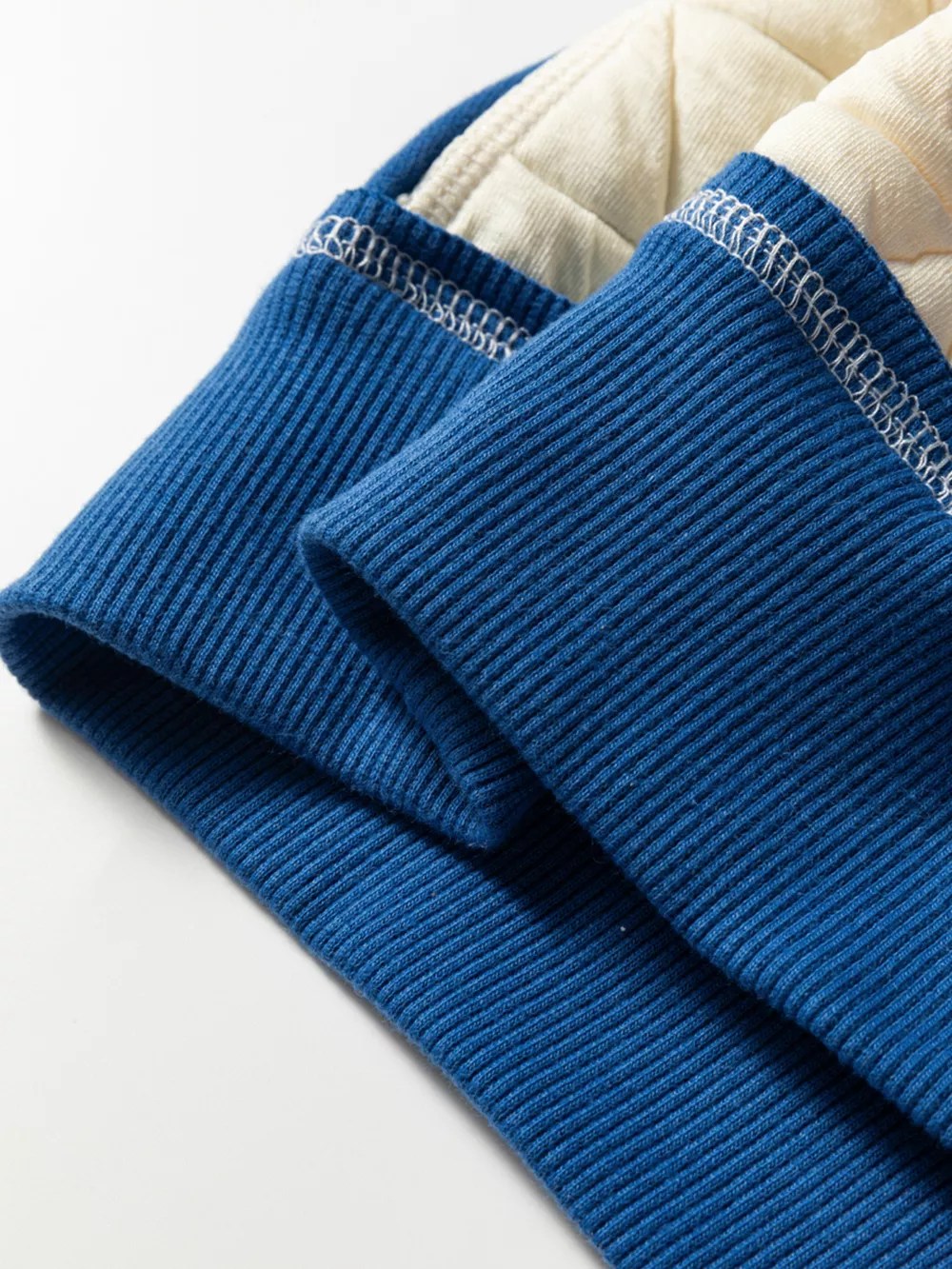 Quilted Fleece Color Block Patchwork Oversize Hoodie, image 8