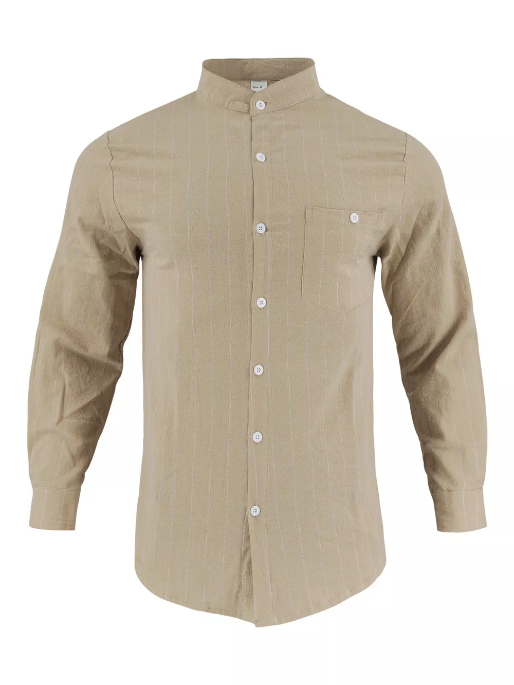Men's Full Size Striped Button Up Shirt Plus Size, image 9