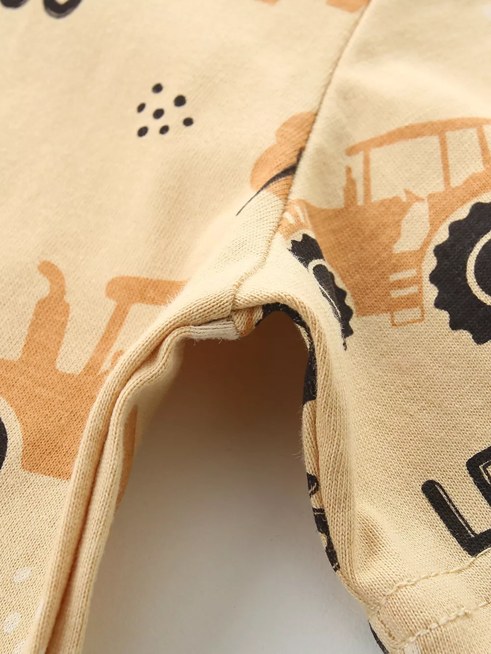 Children's Tractor Print Crew Neck Short Sleeve T-Shirt, image 4
