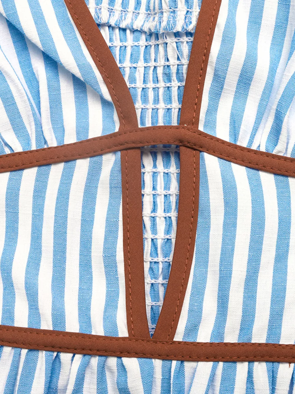 Striped Halter Neck Maxi Dress, image 9