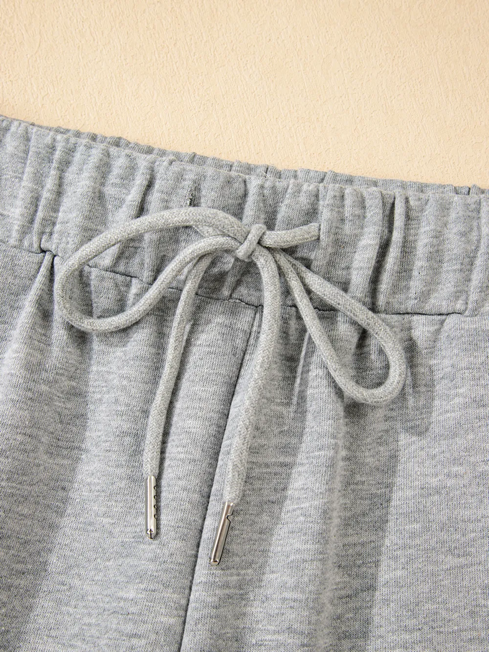 Contrast Trim Round Neck Top and Pants Set, image 18