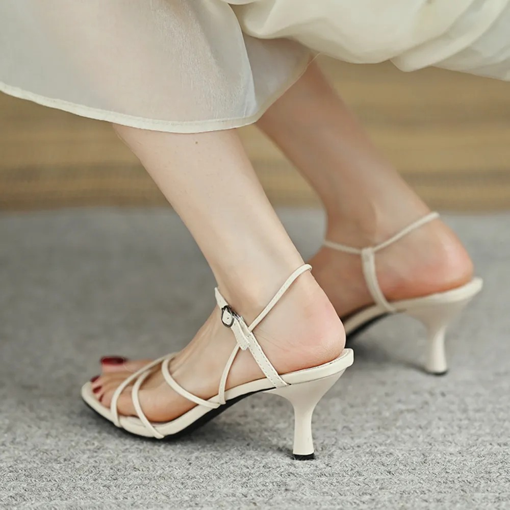 Strappy Ankle Buckle Sandals, image 10