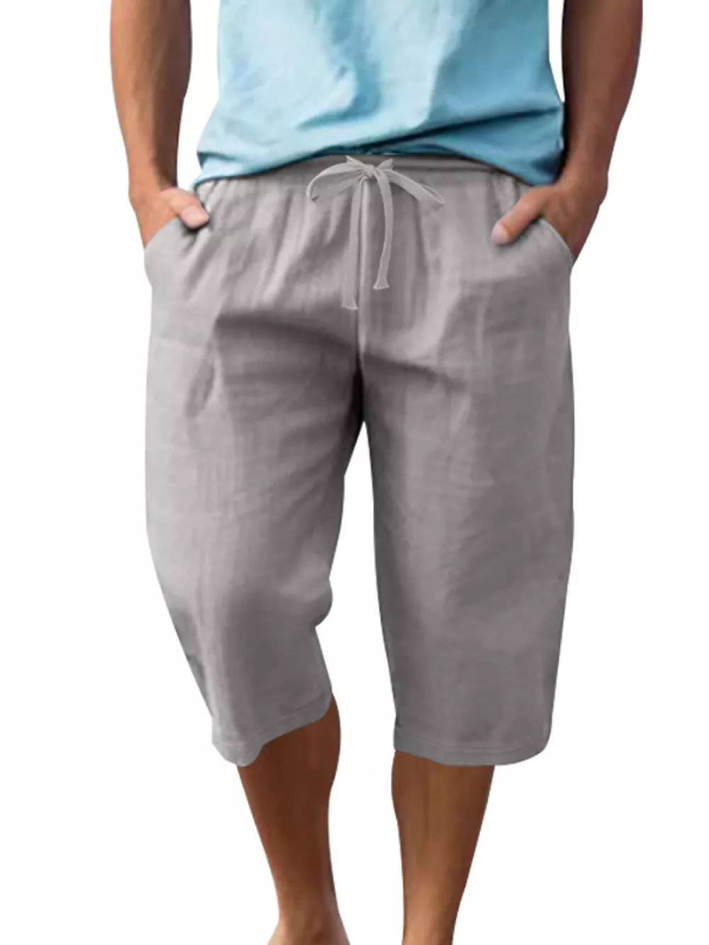 Men's Full Size Casual Drawstring Shorts Plus Size, image 20