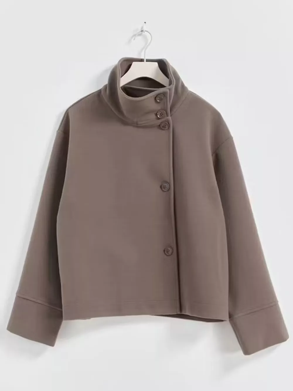 Wool Blend Long Sleeve Outerwear, image 11