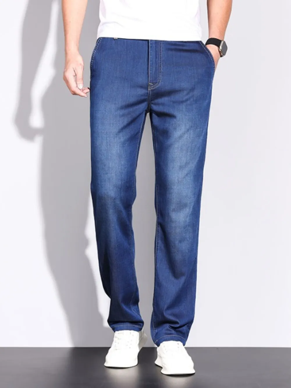Men's Straight Leg Jeans, image 2