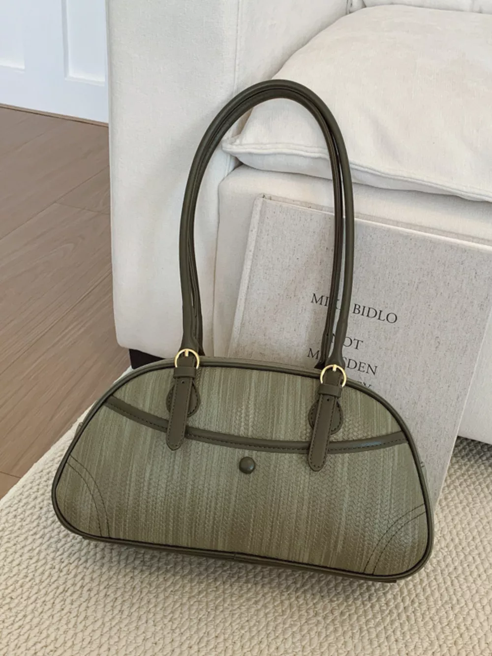 Vintage Buckle Shoulder Bag, image 3
