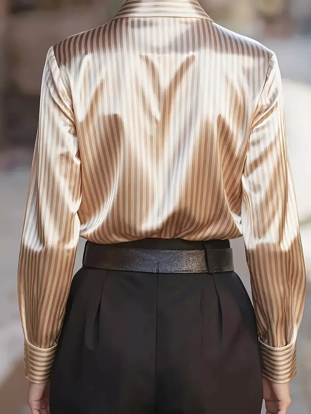 Striped Long Sleeve Shirt, image 9