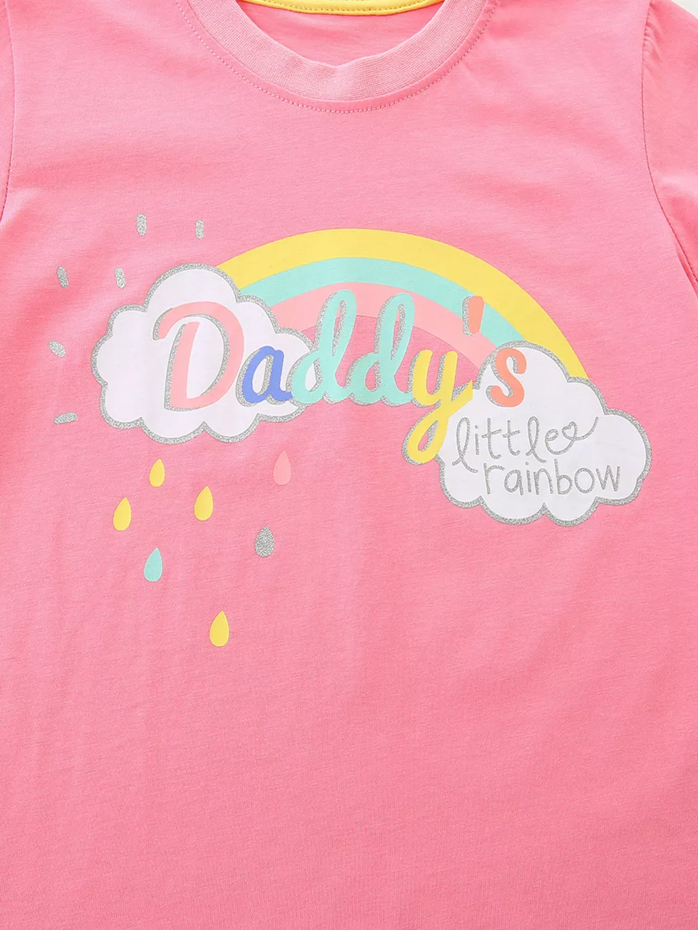 Children's Rainbow Graphic Short Sleeve T-Shirt, image 4