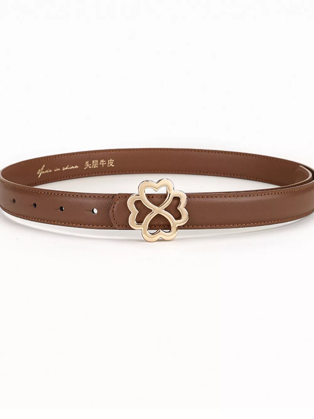Clover Buckle Adjustable Belt, image 6