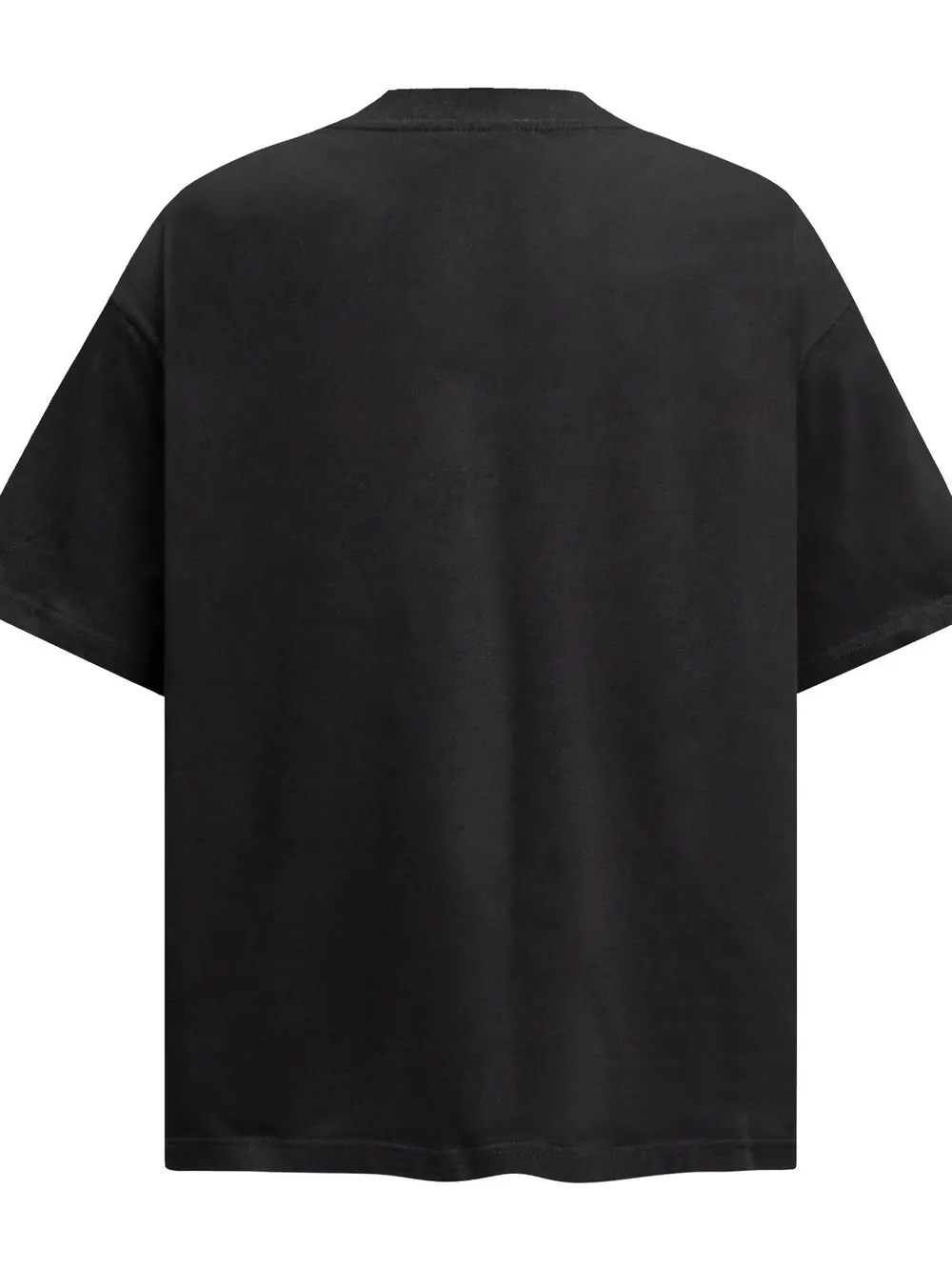 Men's Flower Pearl Detail Oversized Short Sleeve T-Shirt, image 2