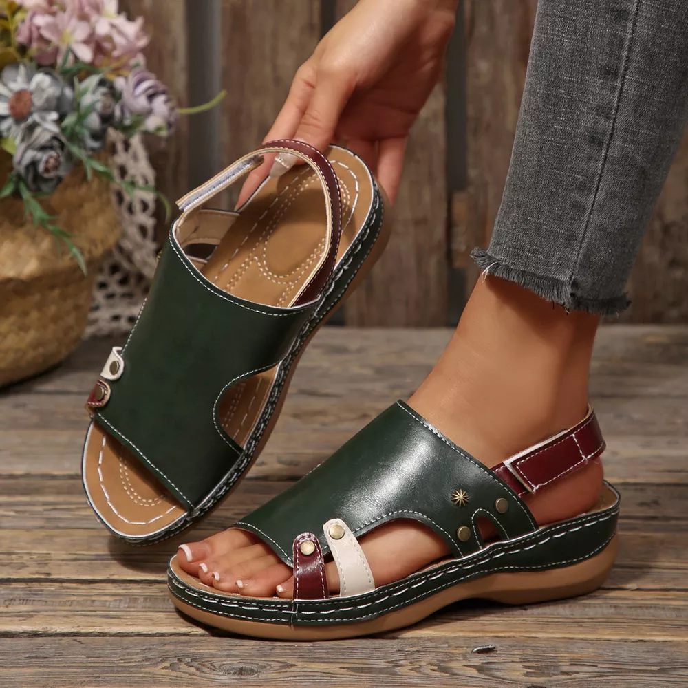 Open Toe Flats Sandals, image 4