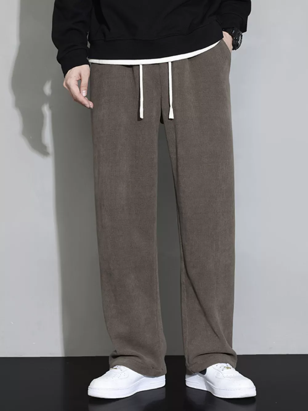 Men's Plus Size Relaxed Fit Drawstring Pants, image 4