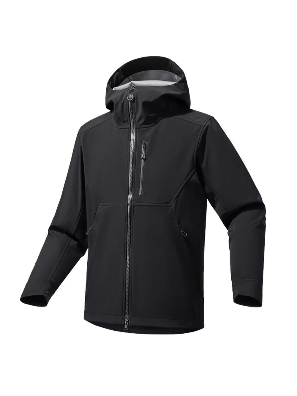 Men's Full Size Zip Up Long Sleeve Jacket Plus Size, image 5