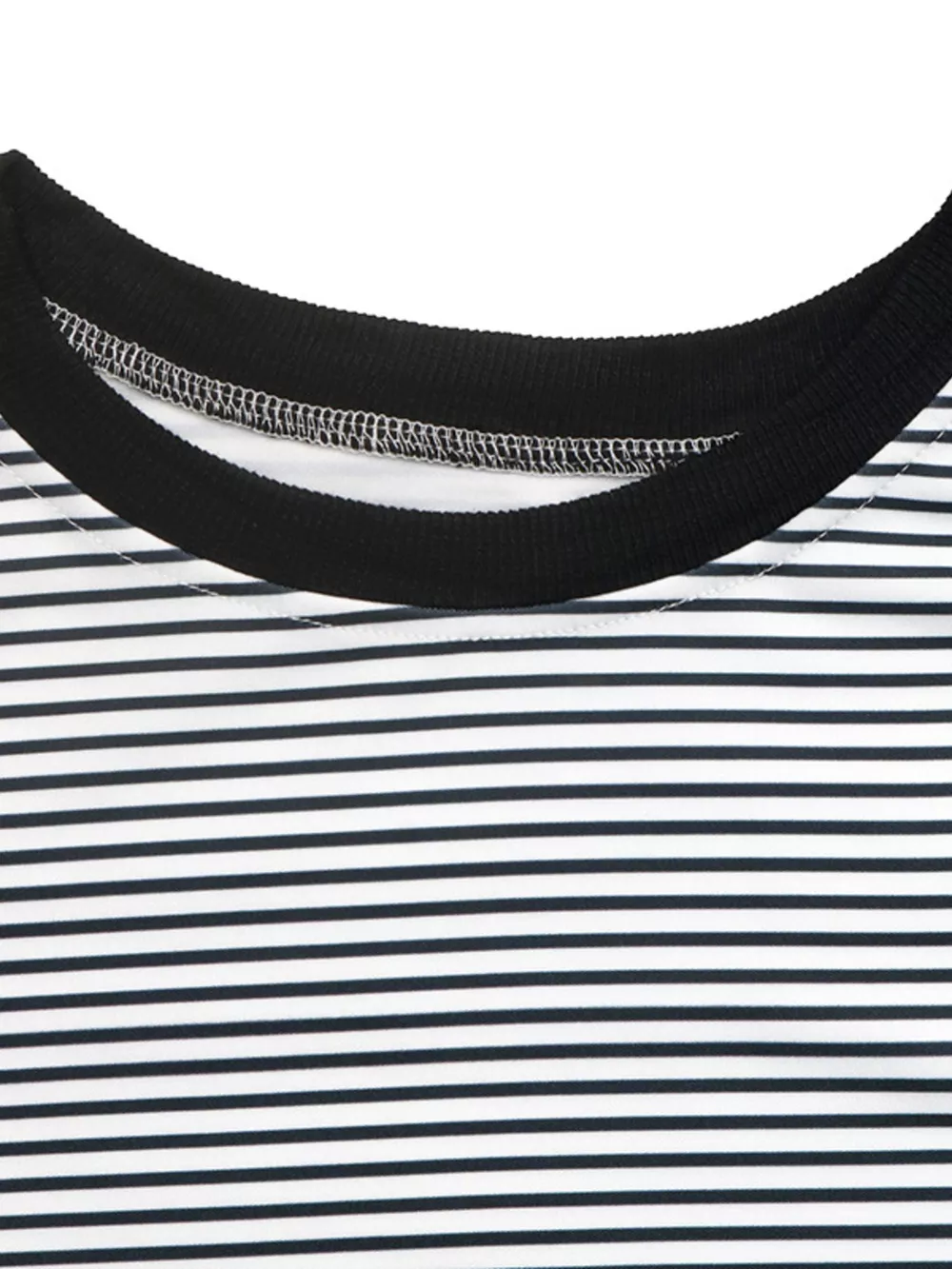 Classic Striped Crew Neck T-Shirt, image 6