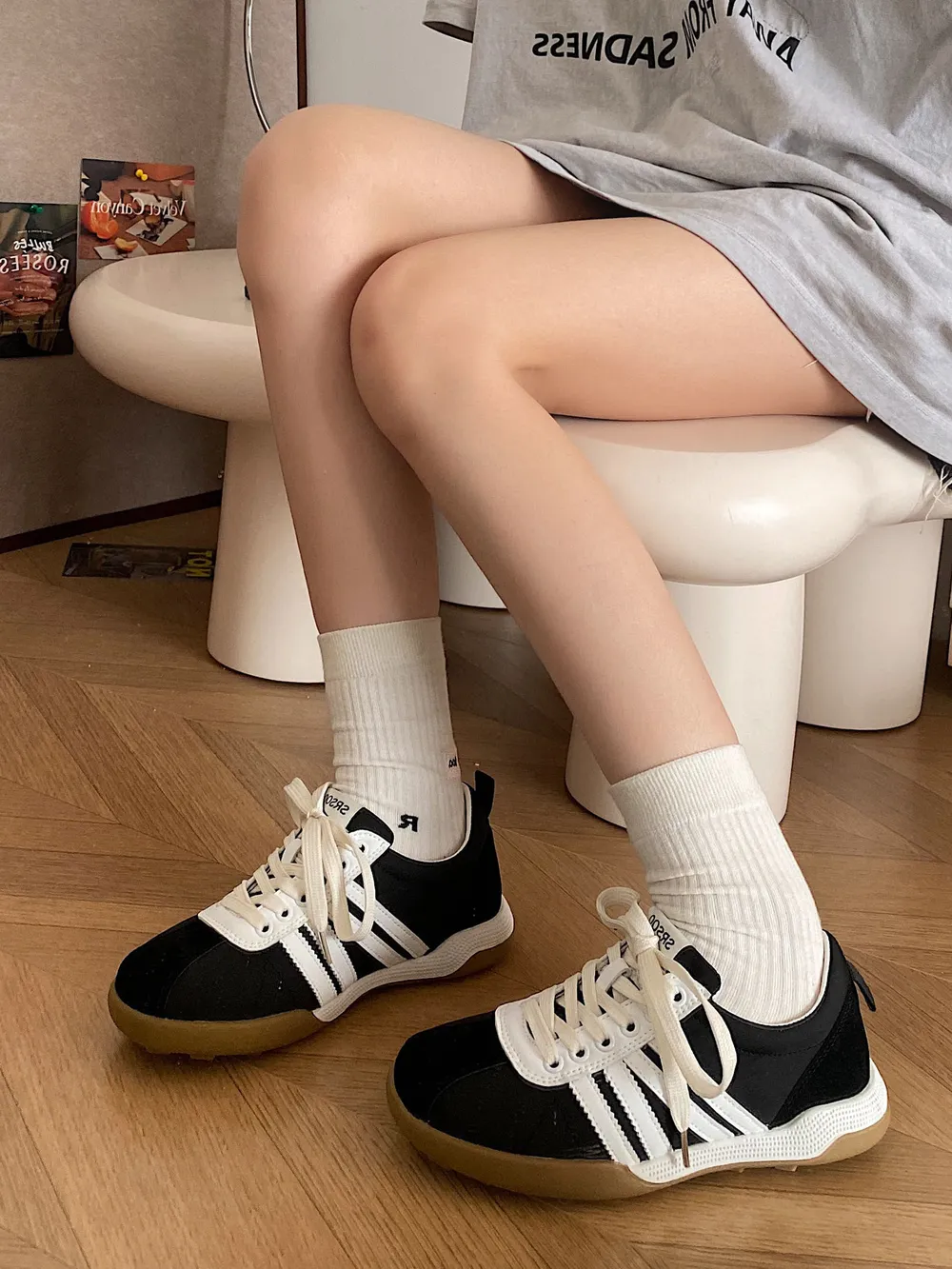 Striped Lace Up Sneakers, image 6