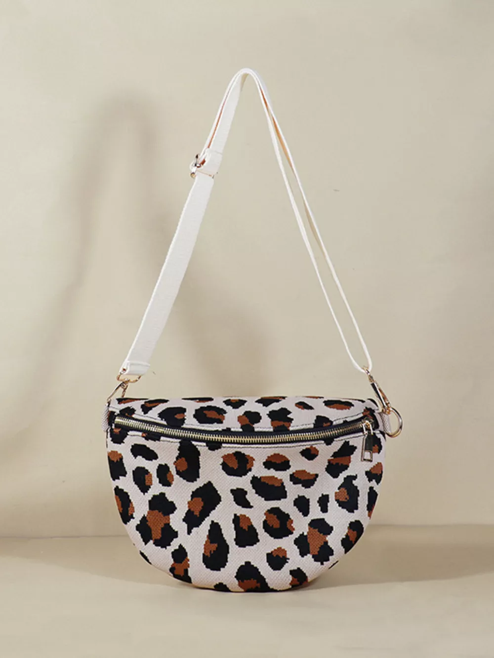 Leopard Print Crossbody Bag, image 3