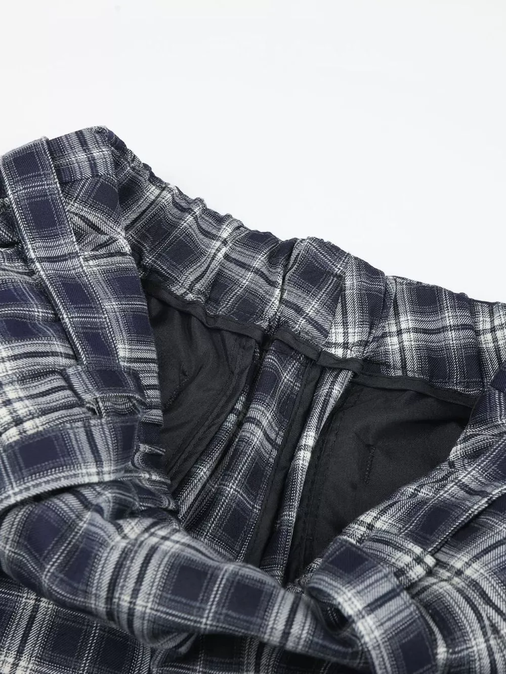 Men's Plaid Wide-Leg Pants, image 6