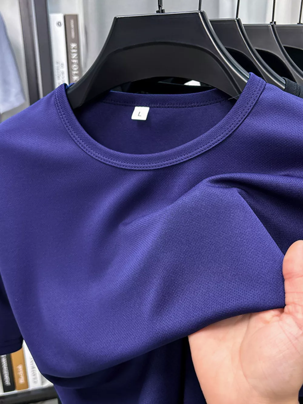 Men's Plus Size Round Neck Short Sleeve T-Shirt, image 8