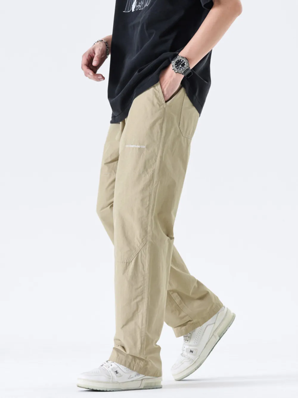Men's Full Size Wide Leg Pants Plus Size, image 4