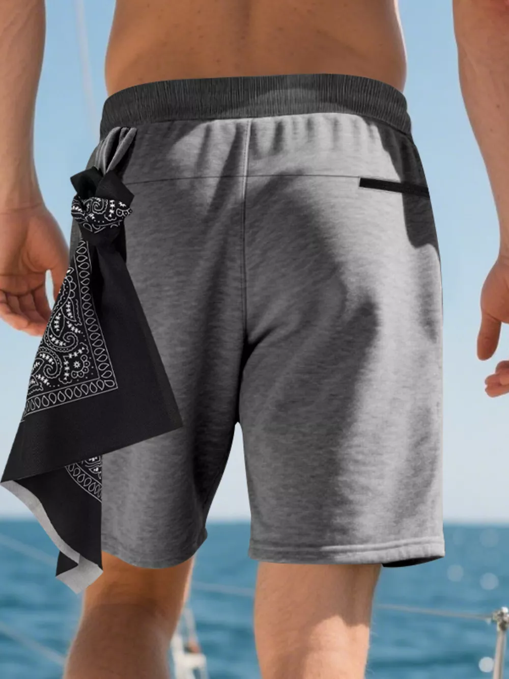 Men's Full Size Drawstring Casual Shorts Plus Size, image 14